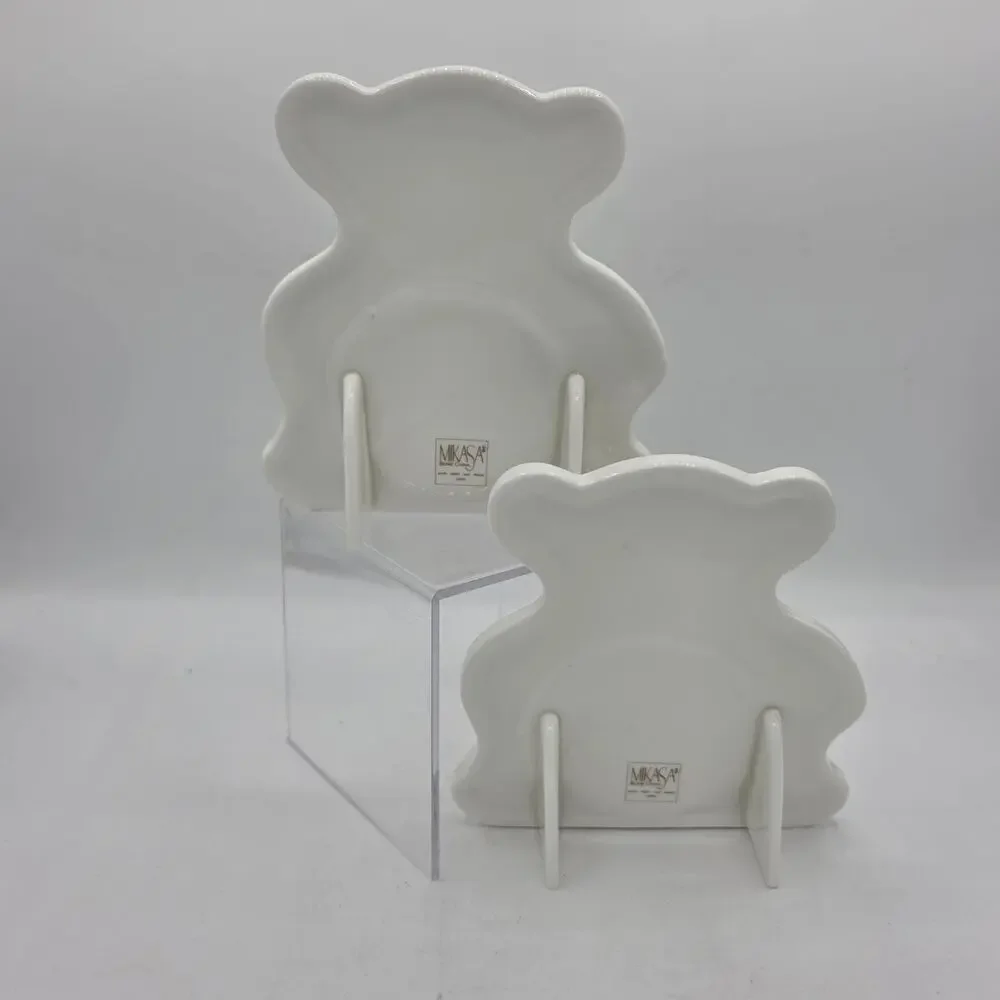 Vintage Mikasa Bone China Teddy Bear Picture Frame Baby's Pride 2190 Japan 5x6